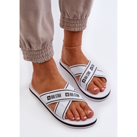 Damflip-flops med skumsula Big Star NN274A509 Vit 8
