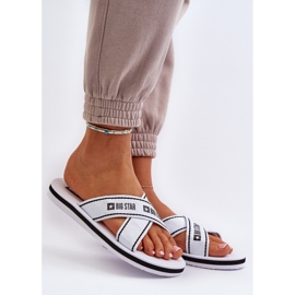 Damflip-flops med skumsula Big Star NN274A509 Vit 3
