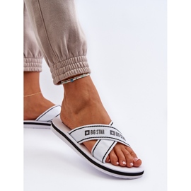 Damflip-flops med skumsula Big Star NN274A509 Vit 5