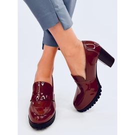 Jeffis Brown loafers med patentklack brun 1