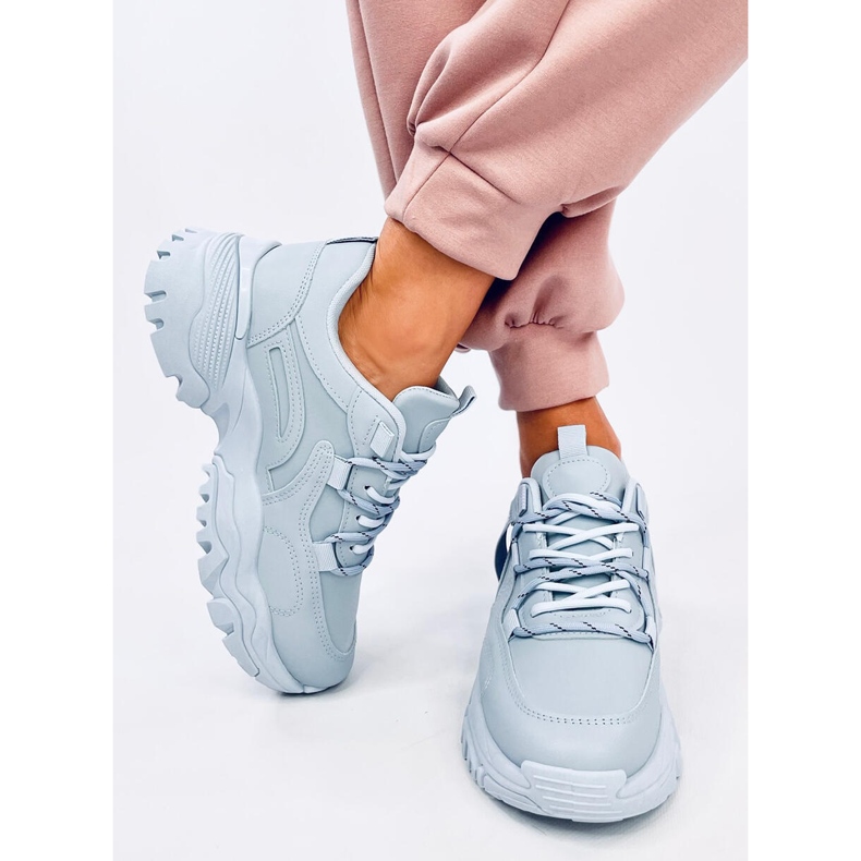 Bains Blue wedge sneakers blå 1