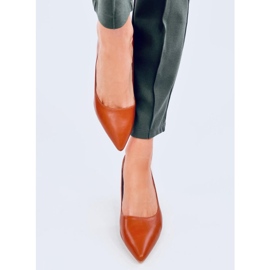 Greave Camel pumps med låg klack brun 1