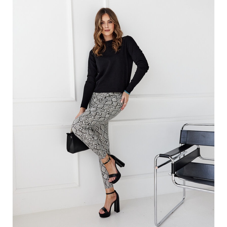 Svarta högklackade Sille-sandaler 1