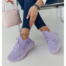 Lila lätta sportsneakers från Faruz purpur 1