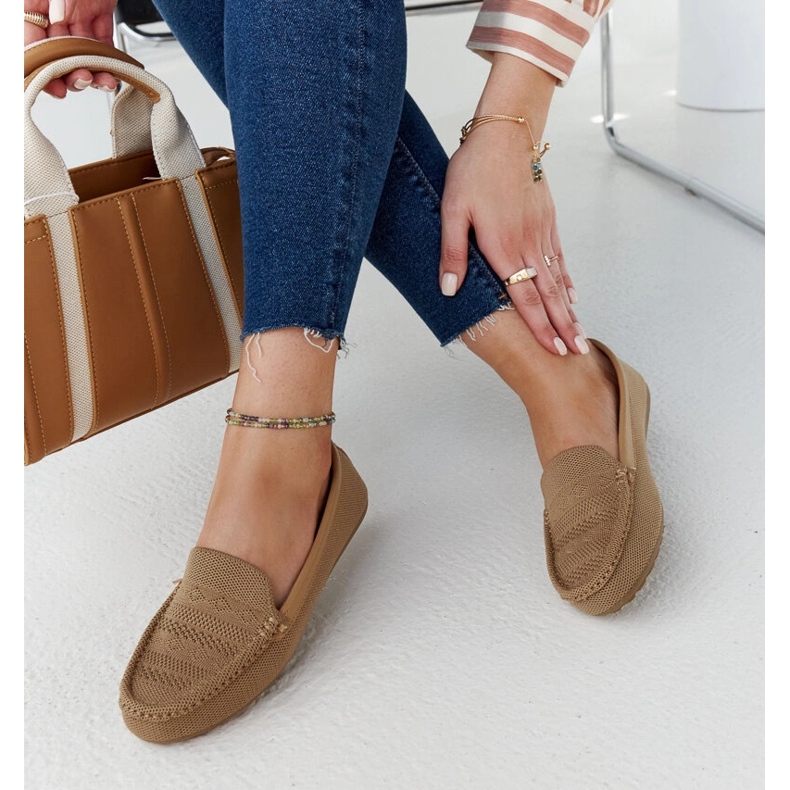 Bruna tygmockasiner från Fiammetta 1