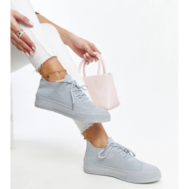 Grå lätta sportsneakers från Senaida 1