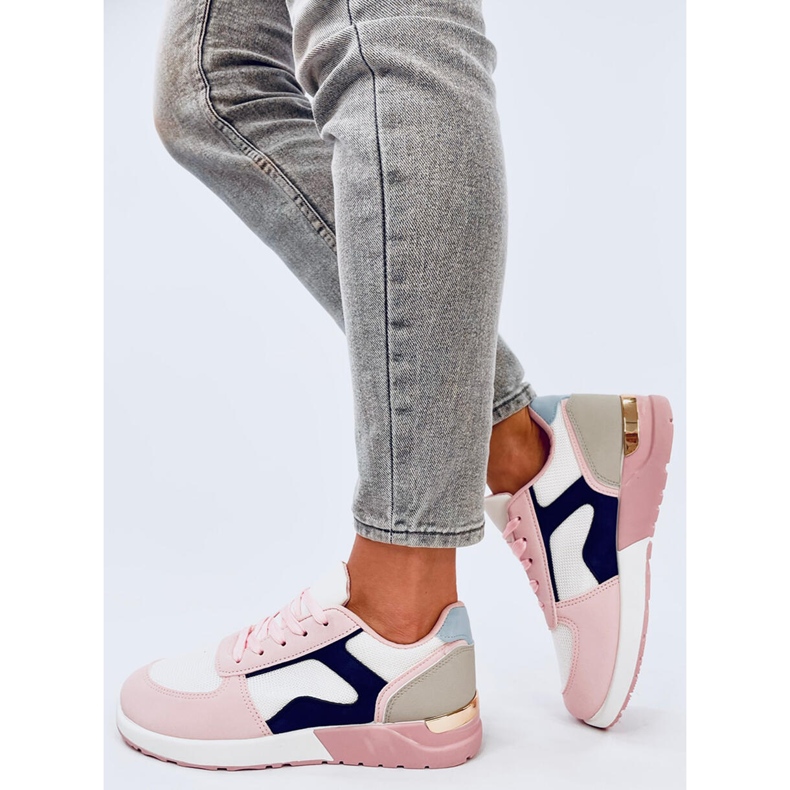 Lätta damsneakers Doleh MULTI-003 rosa 2