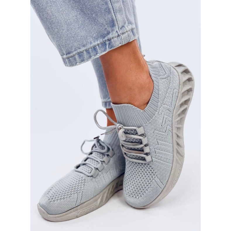 Neam Grey sock sportskor grå 2