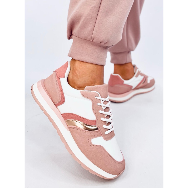 Carthy Pink damsneakers vit 2