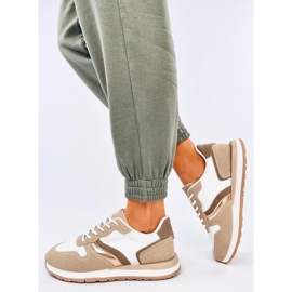 Carthy Khaki damsneakers vit 2