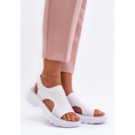 Damsportsandaler med tjock sula, vit Deinaleia 1