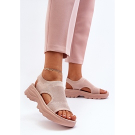 Damsportsandaler på tjock sula, Rosa Deinaleia 2