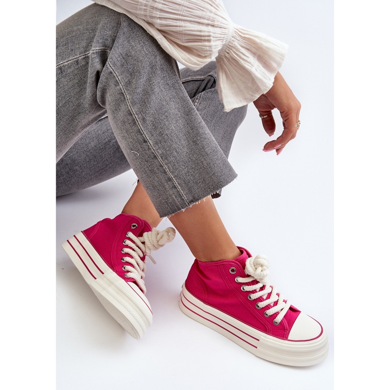 Platform Sneakers dam Fuchsia Aineri rosa 2