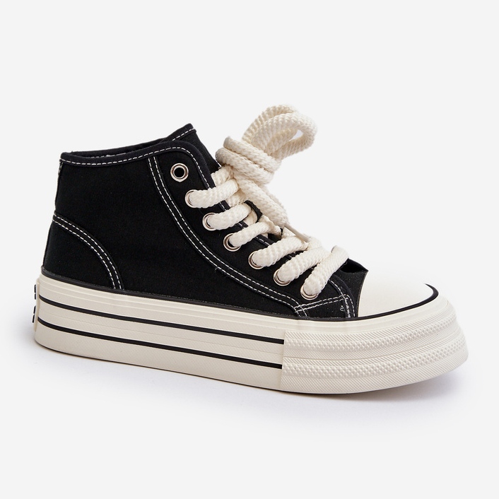 Platform Sneakers dam Svart Aineri 2