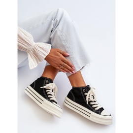 Platform Sneakers dam Svart Aineri 1