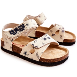 Barnsandaler Big Star JJ374379 Beige vit 5