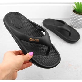 Svarta flipflops för kvinnor Big Star NN274A649 1