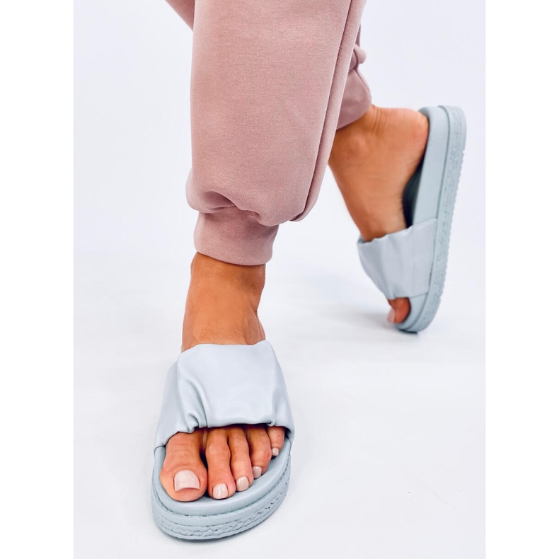 Atissa blå tofflor dam 2