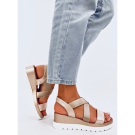 Caden Gold kilasandaler gyllene 2