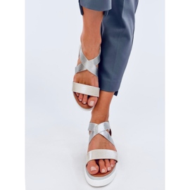 Caden Silver kilasandaler silver- 2