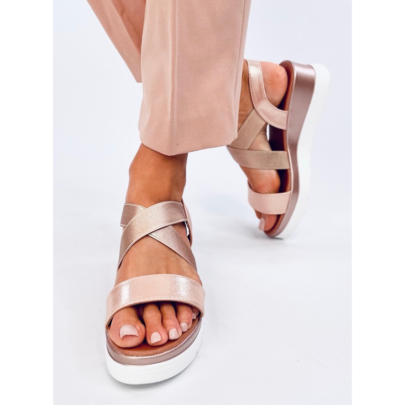 Caden Champagne sandaler rosa 1