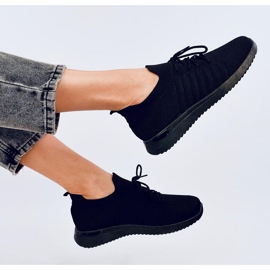 Sharpe Black sock sportskor svart 2