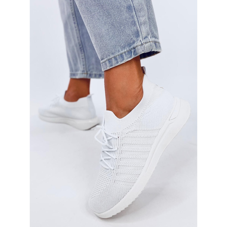 Sharpe White sock sportskor vit 2