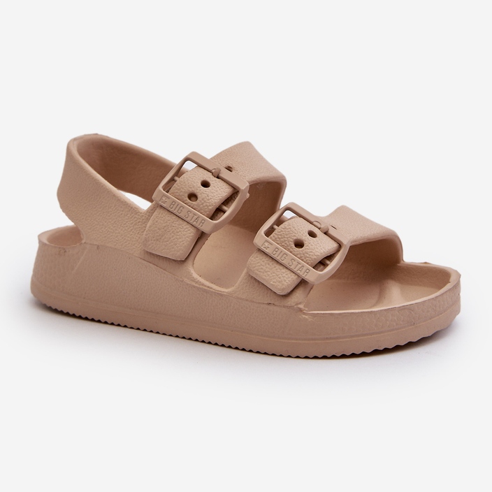 Lätt flip-flops för barn med spännen Big Star NN374539 Beige 2