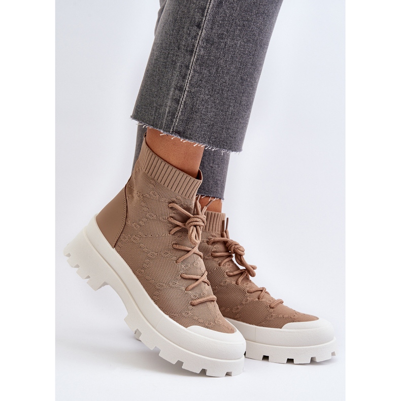 Slip-on stövlar för damer Brun Solime 2