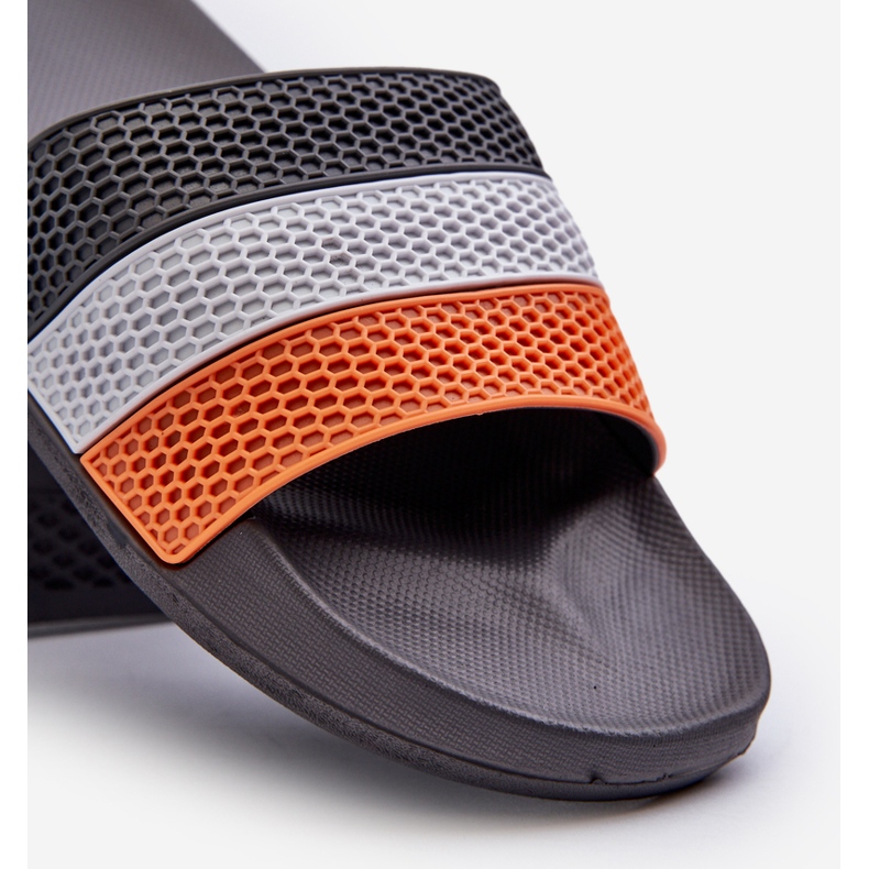 Klassiska flip-flops för män med remmar Grå Sylri 2