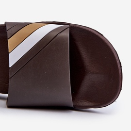 FK1 Klassiska ljusa bruna flip-flops för män Bemostom 1