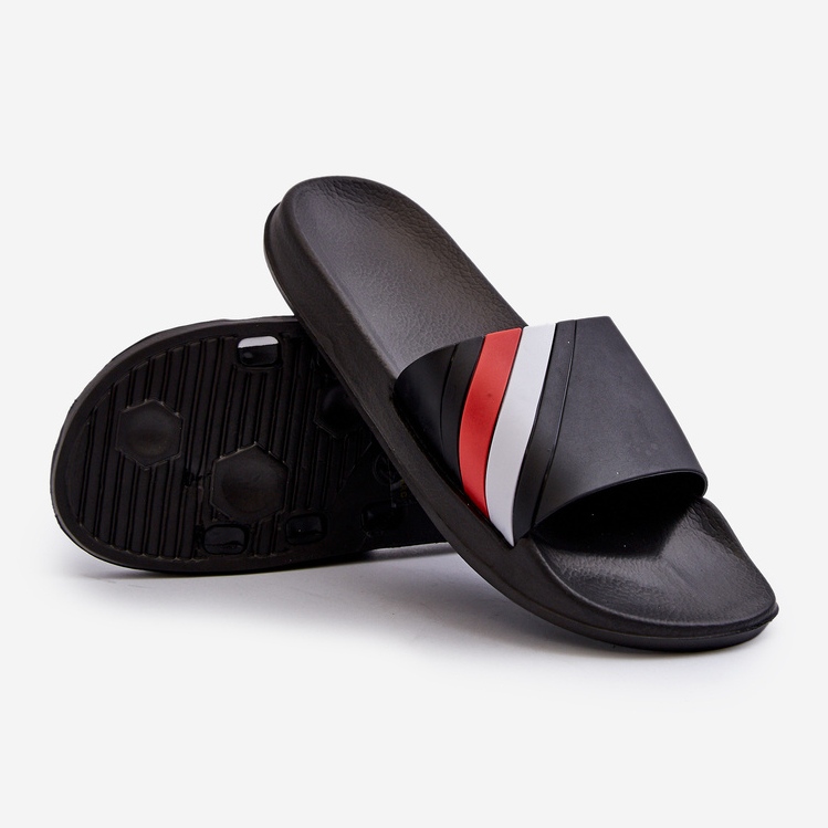 Bemostom Classic lättviktsflip-flops för män, svart 1