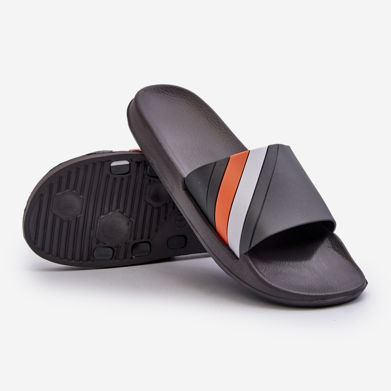 Klassiska lätta flip-flops för män Grå Bemostom 1