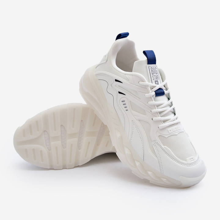 Herrsneakers HI-POLY System Big Star Sportskor NN174383 Vit 2