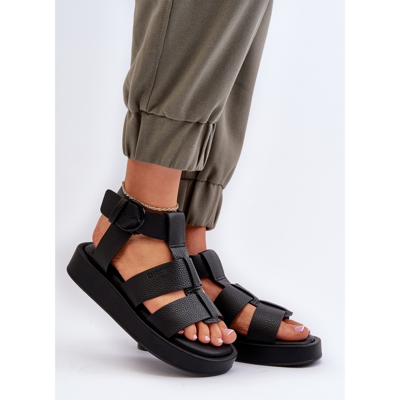 Damsandaler Big Star NN274071 Svart 2