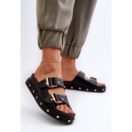 Flip-flops för kvinnor Big Star NN27402 Svart 4