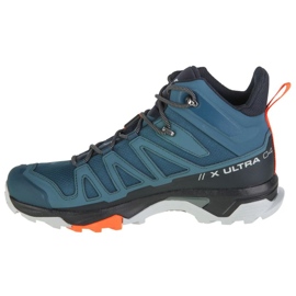 Salomon X Ultra 4 Mid Gtx M 473526 skor blå 1