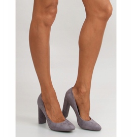 Pumpar på en oval stolpe le027p Grå 1