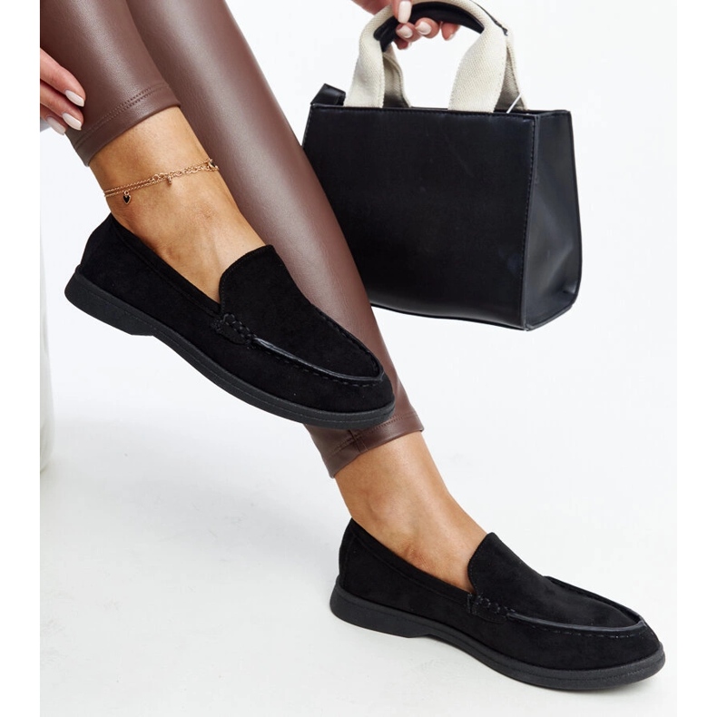 Rumay-skor i svart mocka 1