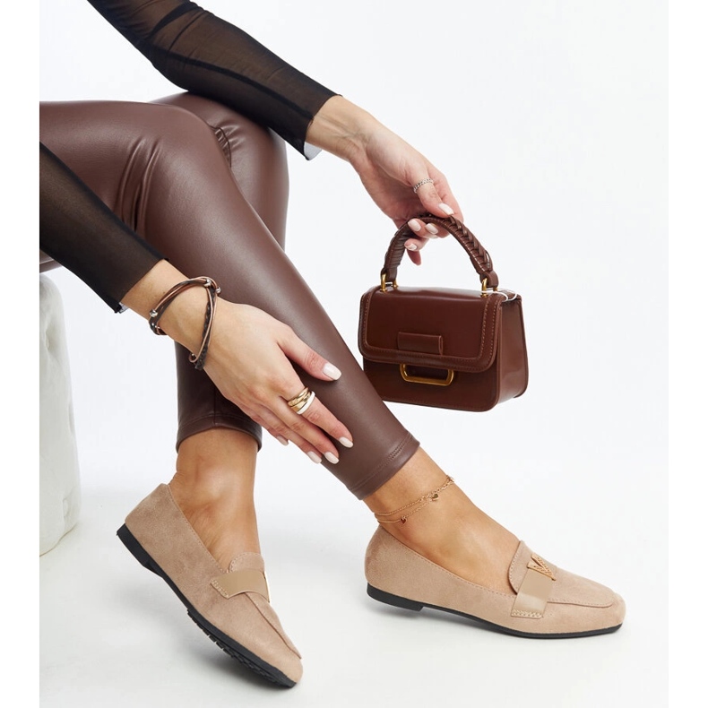 Bruna mockasiner med Namal-dekor 2