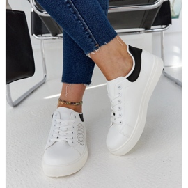 Vita genombrutna Semhar sneakers 3