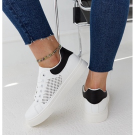 Vita genombrutna Semhar sneakers 4