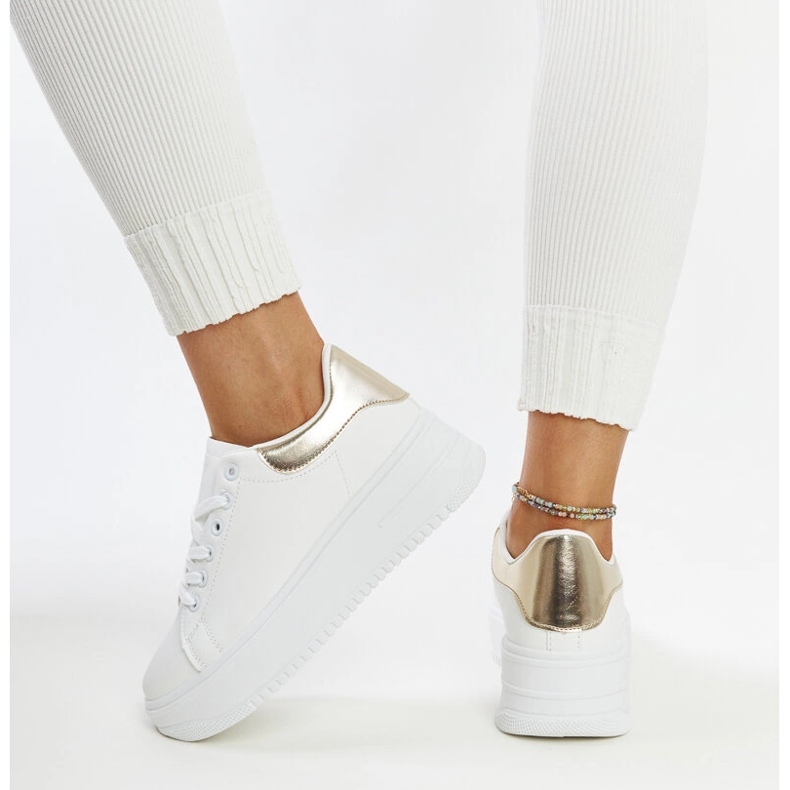 Vita Ottavia plattformssportskor 1