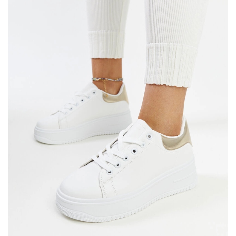 Vita Ottavia plattformssportskor 2