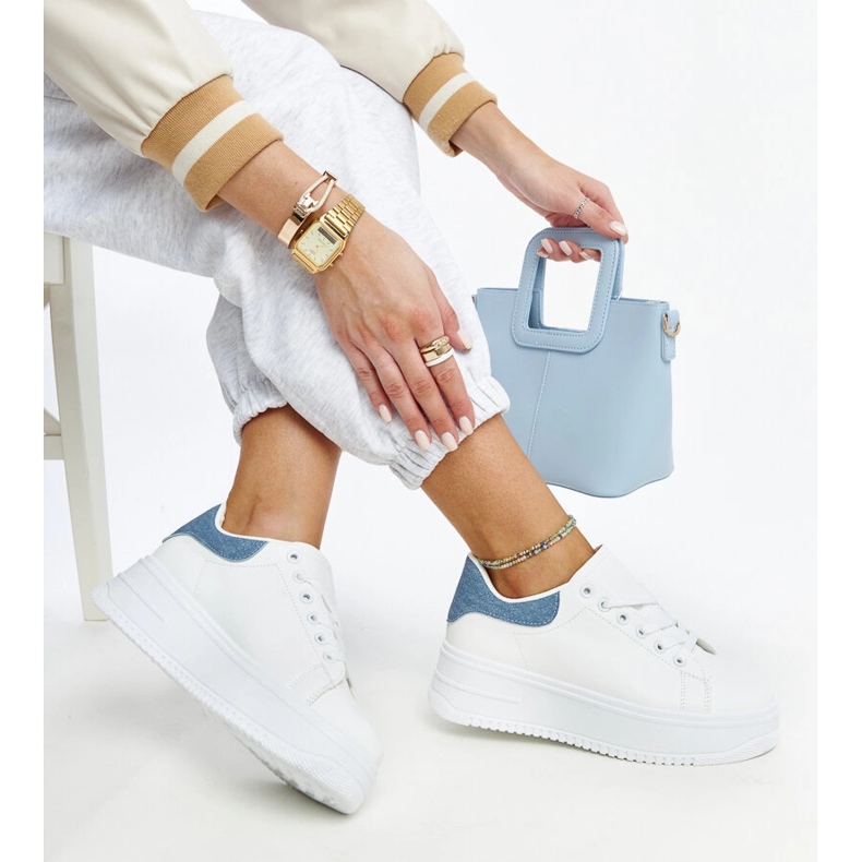Vita Ottavia plattformssportskor 1