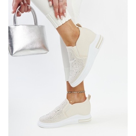 Beige wedge sneakers från Fossacesia 2
