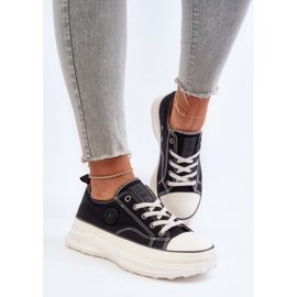 Sneakers för kvinnor på en massiv sula Big Star NN274125 Svart 1