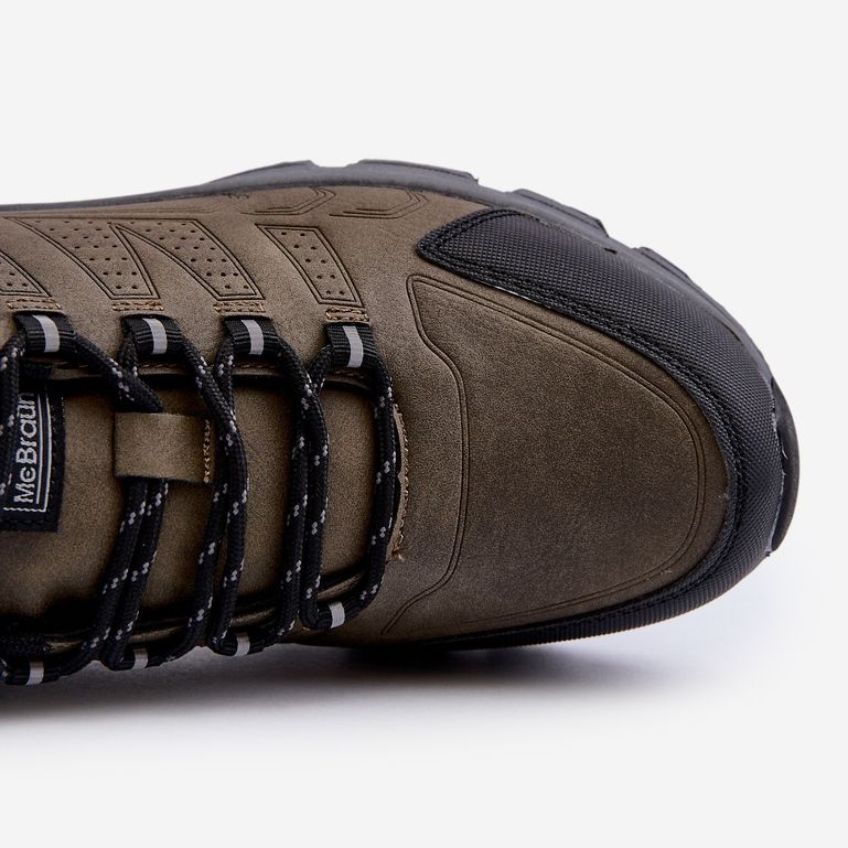 Khaki McBraun vandringsskor för män grön 2