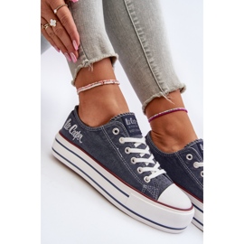 Sneakers dam med tjock sula Lee Cooper LCW-24-31-2220 Marinblå 1