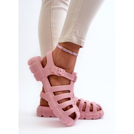 Kvinnors skum romerska sandaler Rosa Gasaria 7